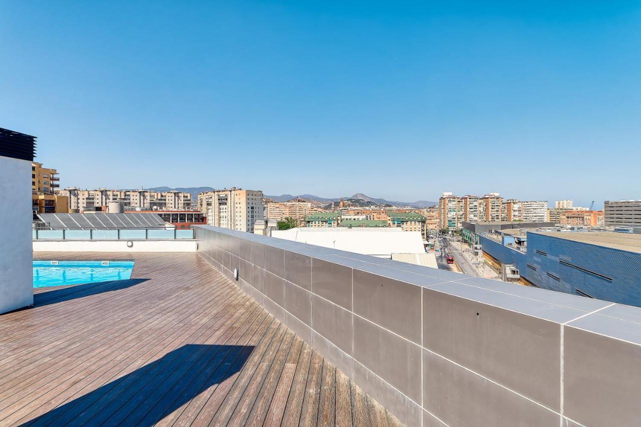 Ab Vialia Estacion Suitemalaga - Parking Exterior foto